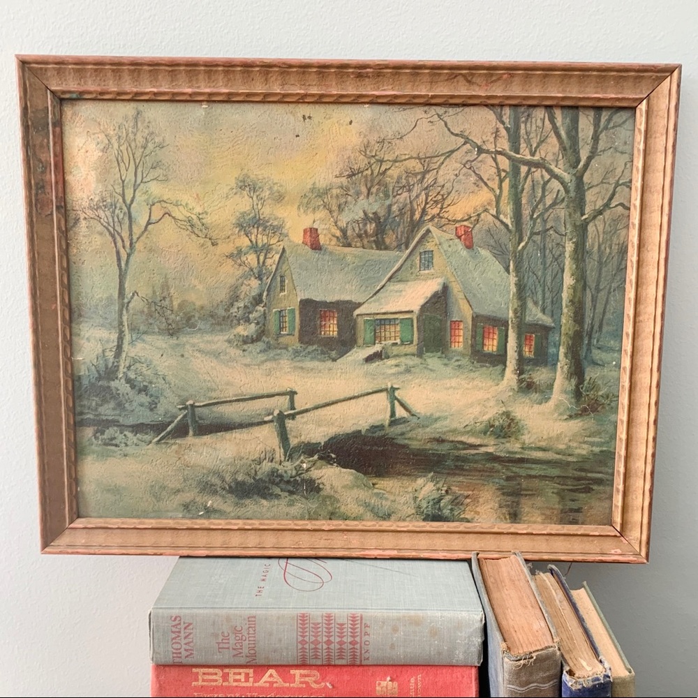 Vintage winter picture